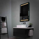 Espejo LED Vertical | Botones táctiles | Función antivaho | Luz blanca cálida - Reyze Seria Salono Model 4